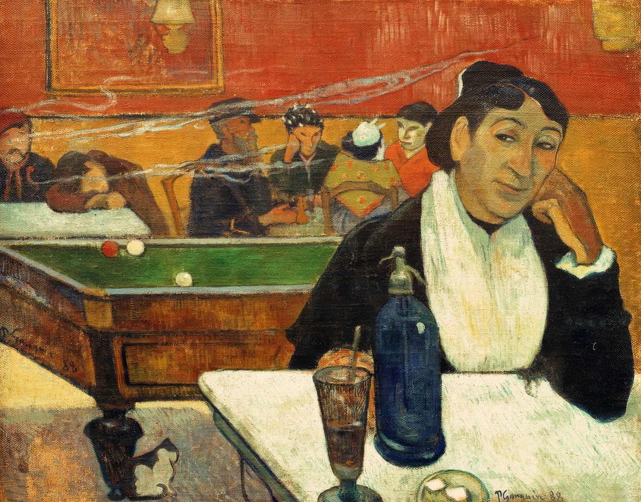 I kafeen av Paul Gauguin