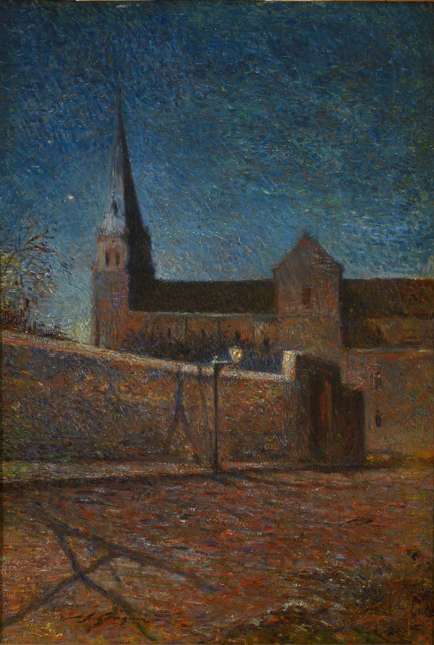 LEglise de Vaugirard av Paul Gauguin