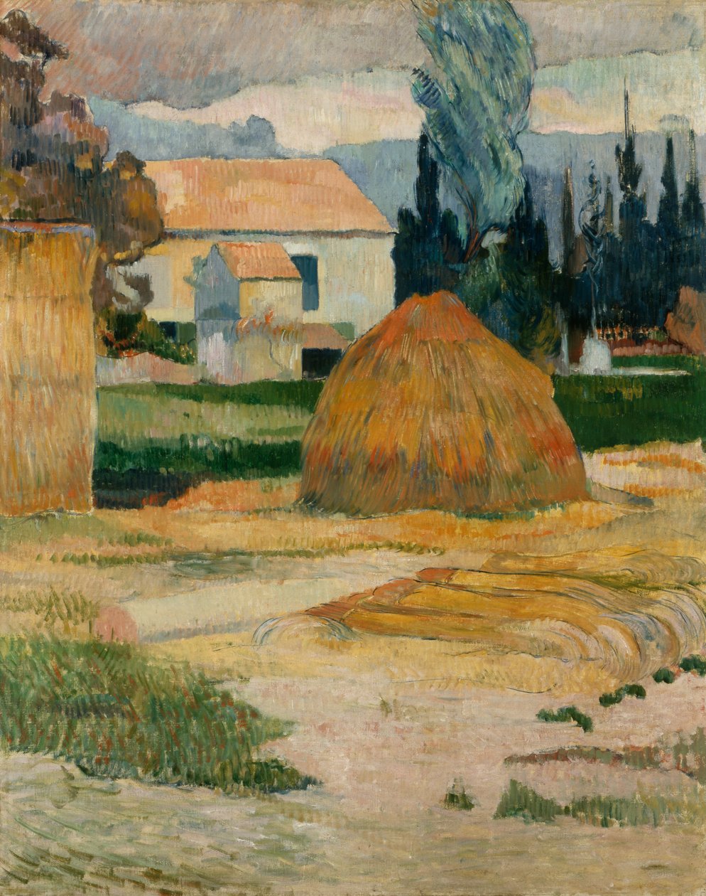 Landskap nær Arles av Paul Gauguin