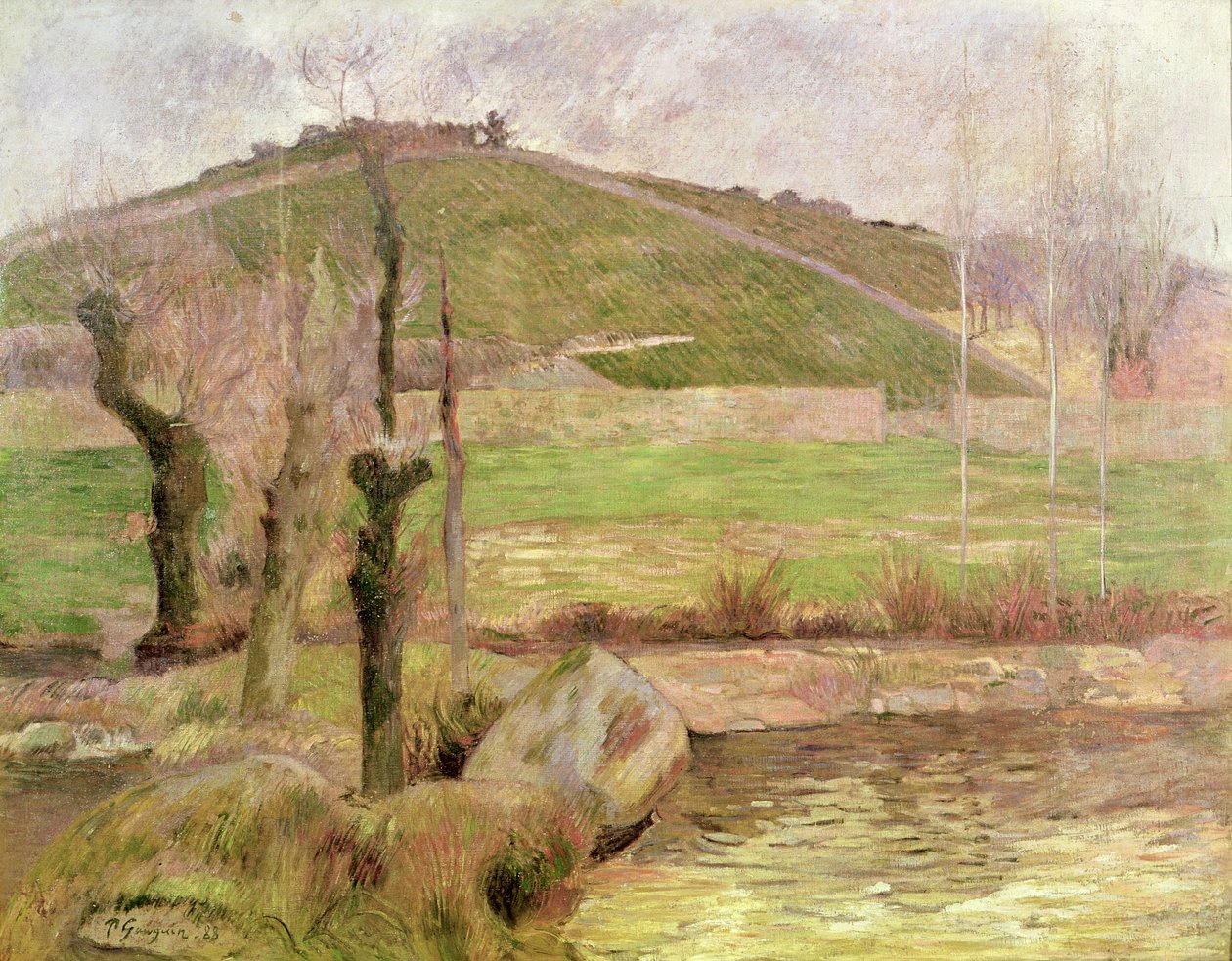 Landskap nær Pont-Aven, 1888 av Paul Gauguin