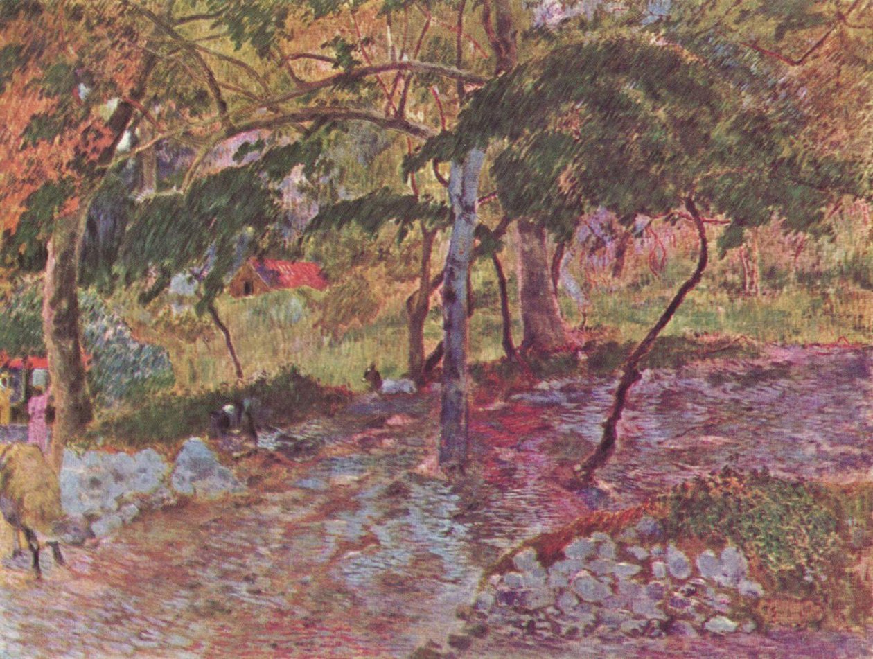 Landskap på Martinique av Paul Gauguin