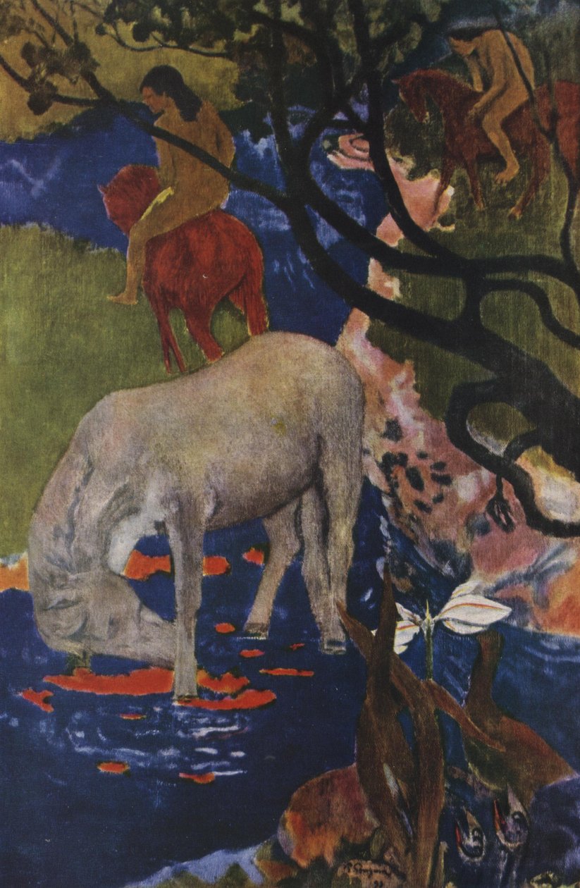 Den hvite hesten av Paul Gauguin