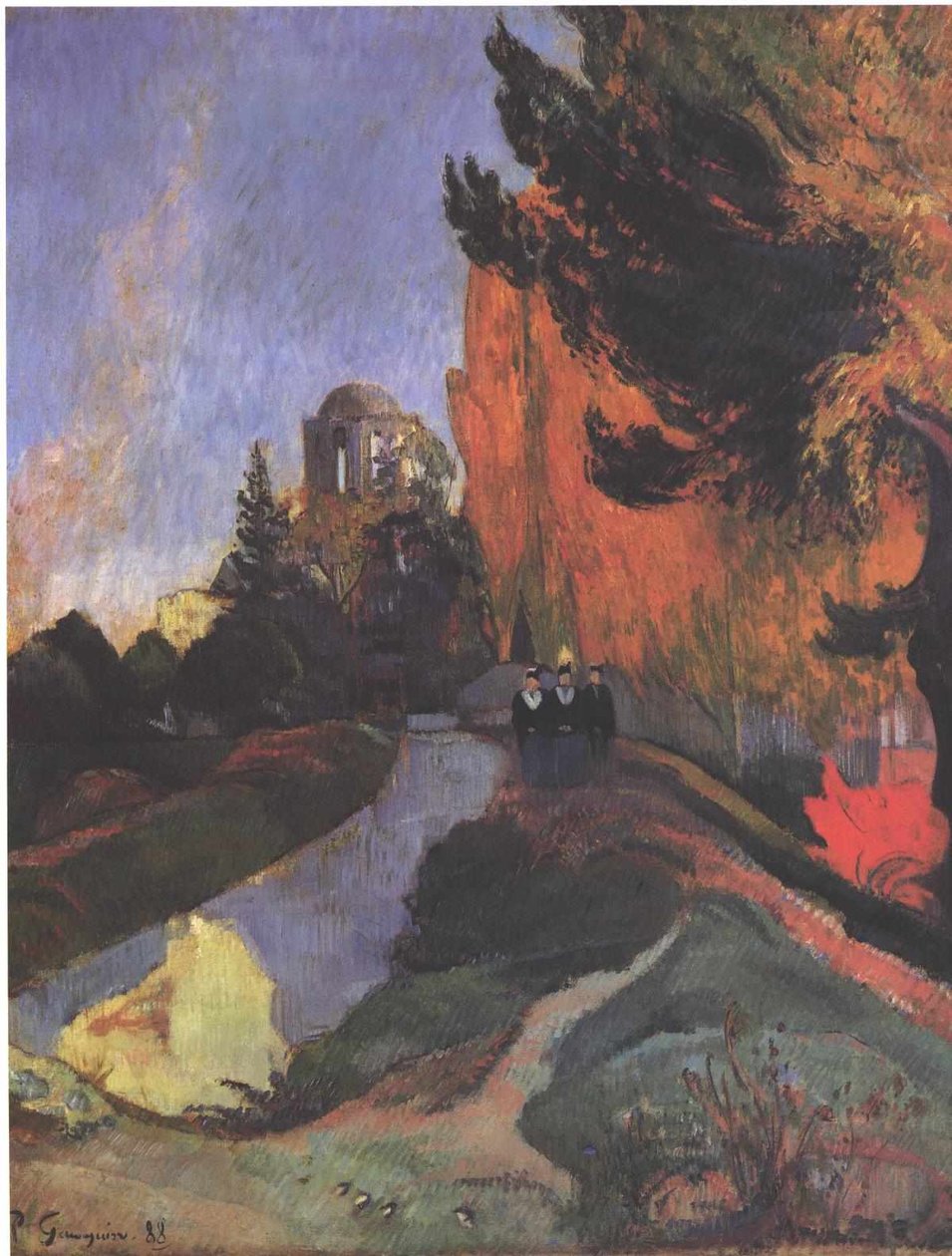 Les Alyscamps av Paul Gauguin