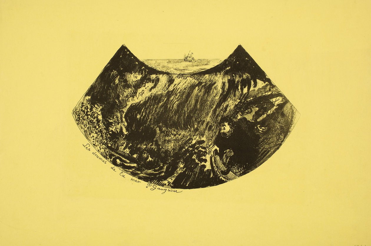 Dramas of the Sea. - Nedstigning til Maelstro ... av Paul Gauguin