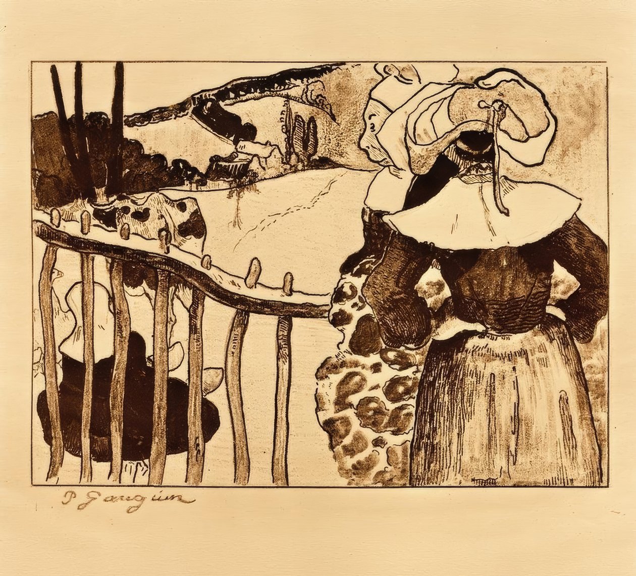 Menneskelig elendighet av Paul Gauguin