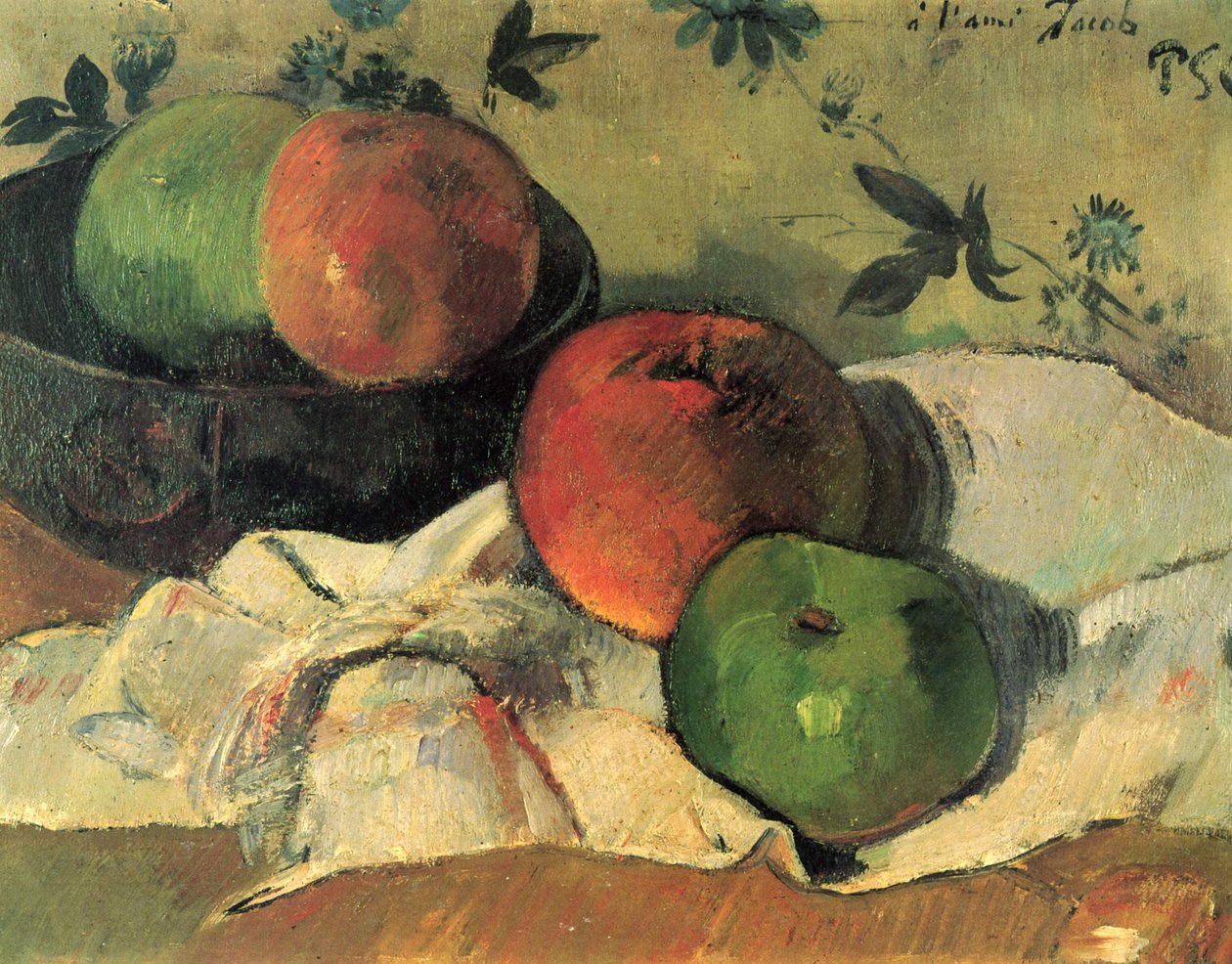 Stilleben til vennen Jacob av Paul Gauguin