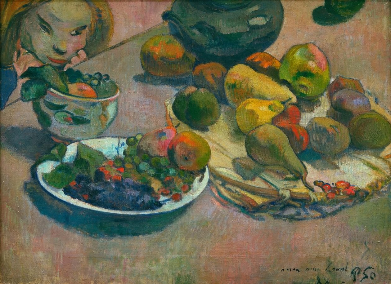 Stilleben med frukt av Paul Gauguin