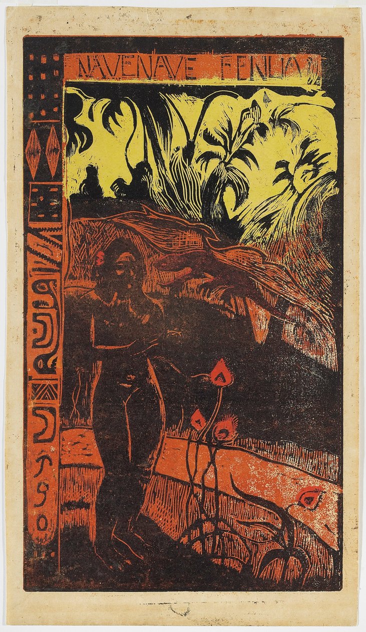 Nave Nave Fenua fra Noa Noa -serien av Paul Gauguin