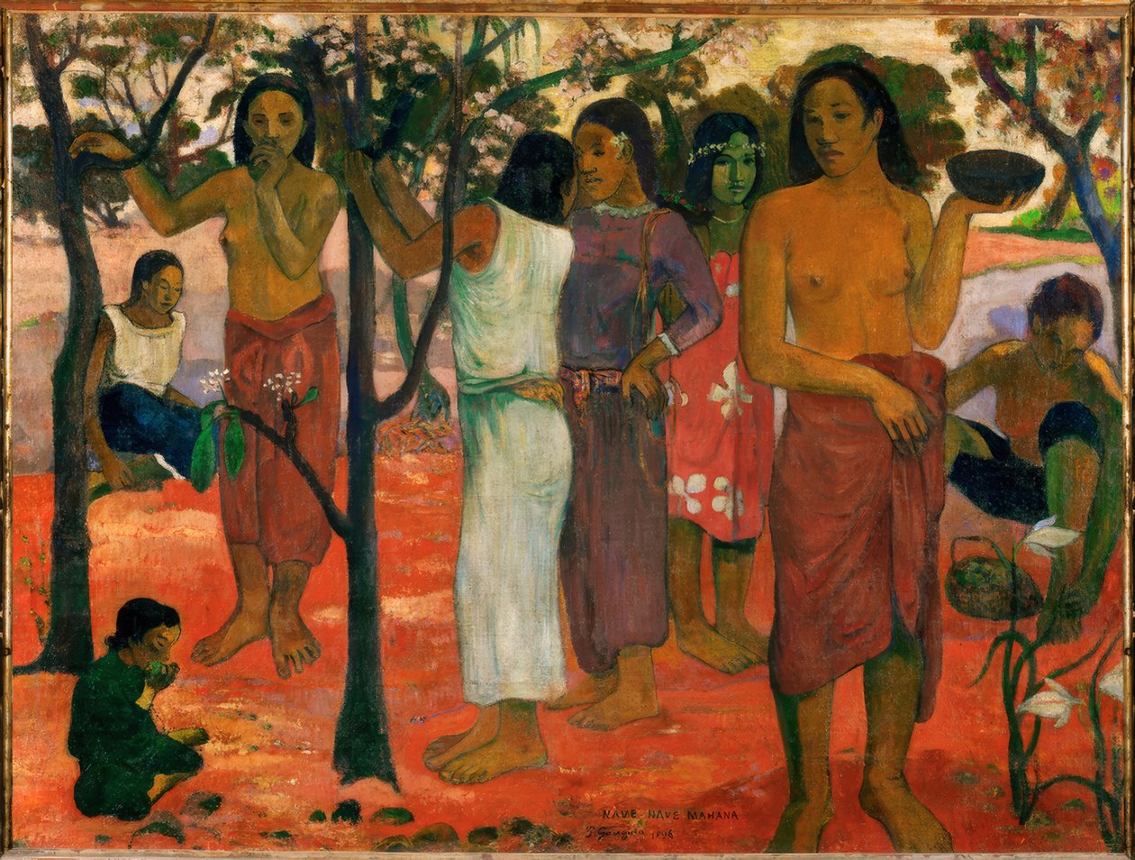 Ni til ni flotte av Paul Gauguin