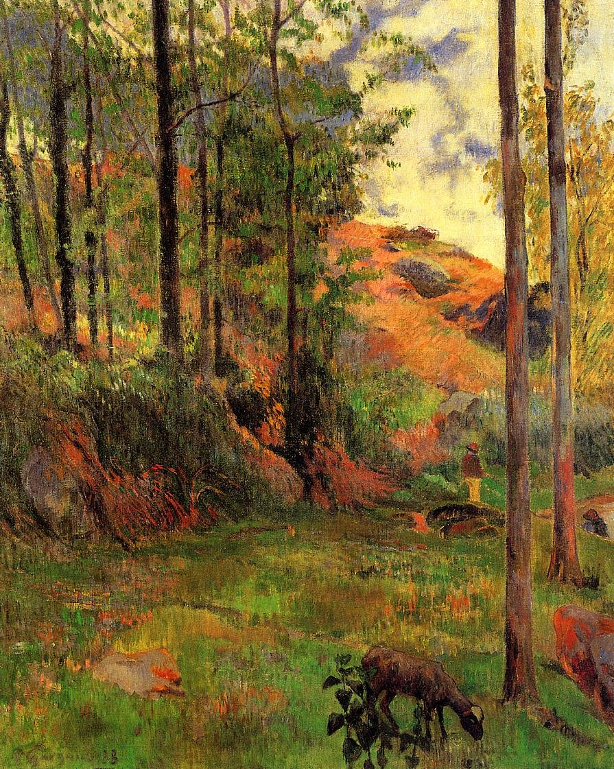Veien ned til Aven av Paul Gauguin