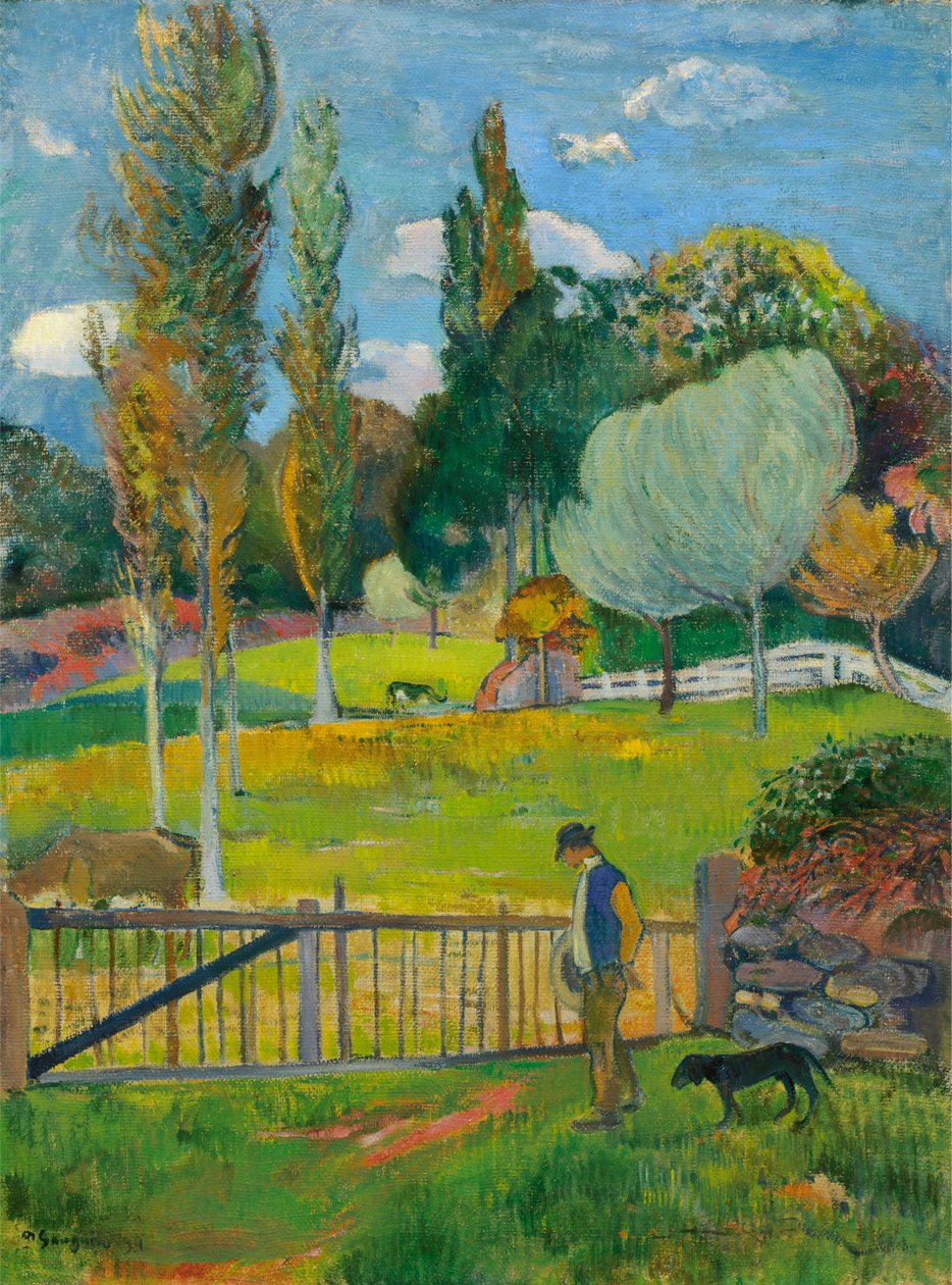 Landsbygda av Paul Gauguin