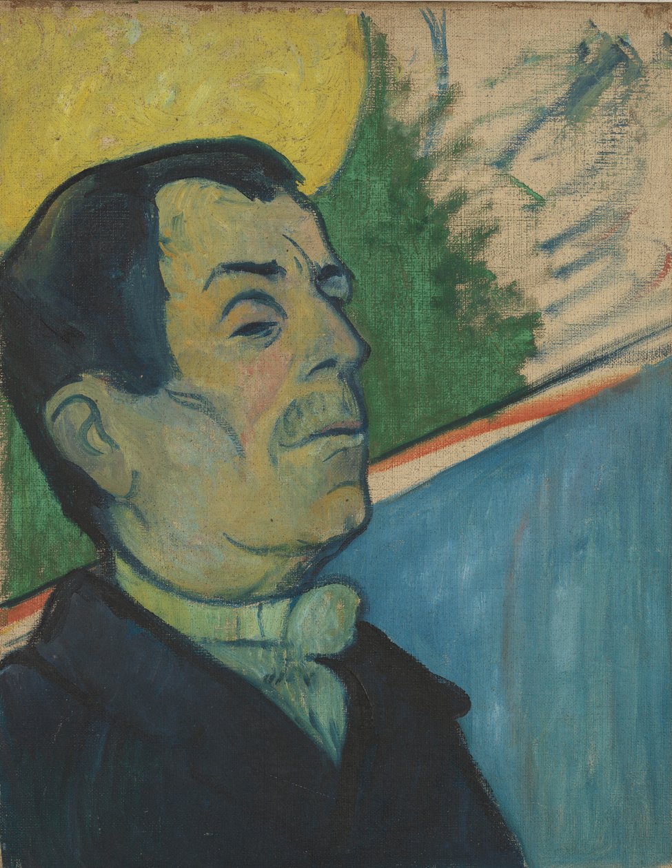 Portrett av en mann iført sløyfe av Paul Gauguin