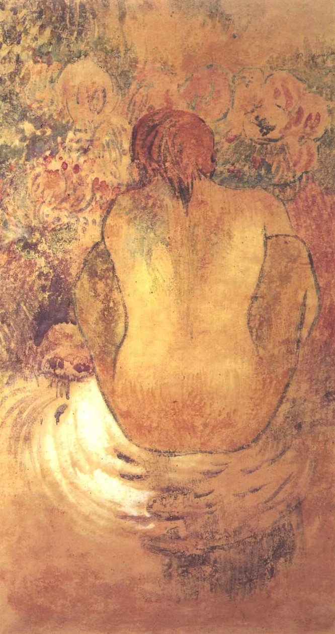 Ryggakt av Paul Gauguin