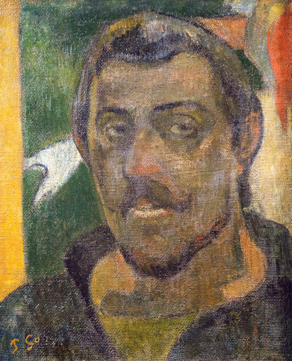 Selvportrett, ca. 1890-93 av Paul Gauguin