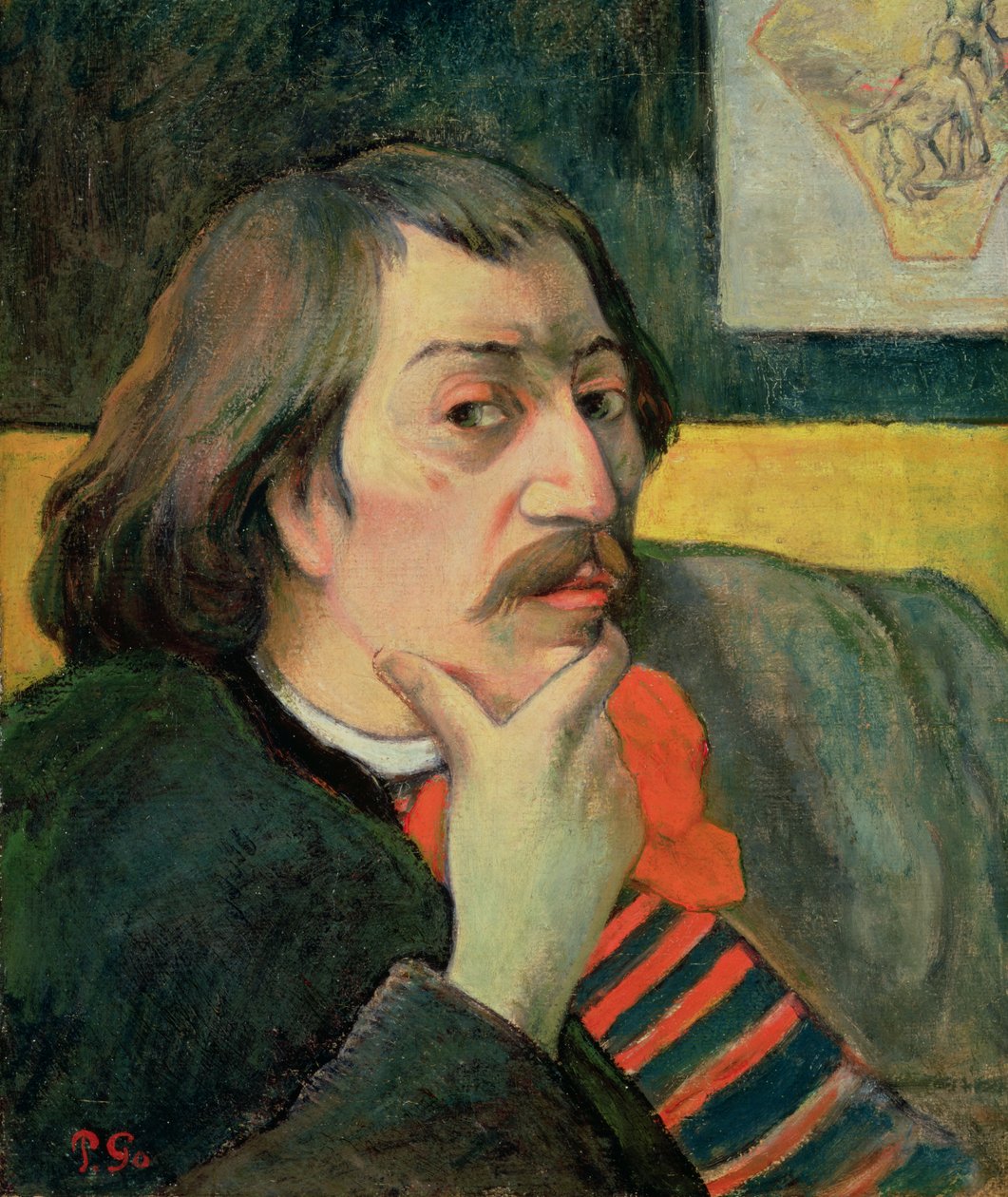 Selvportrett, ca. 1893 av Paul Gauguin