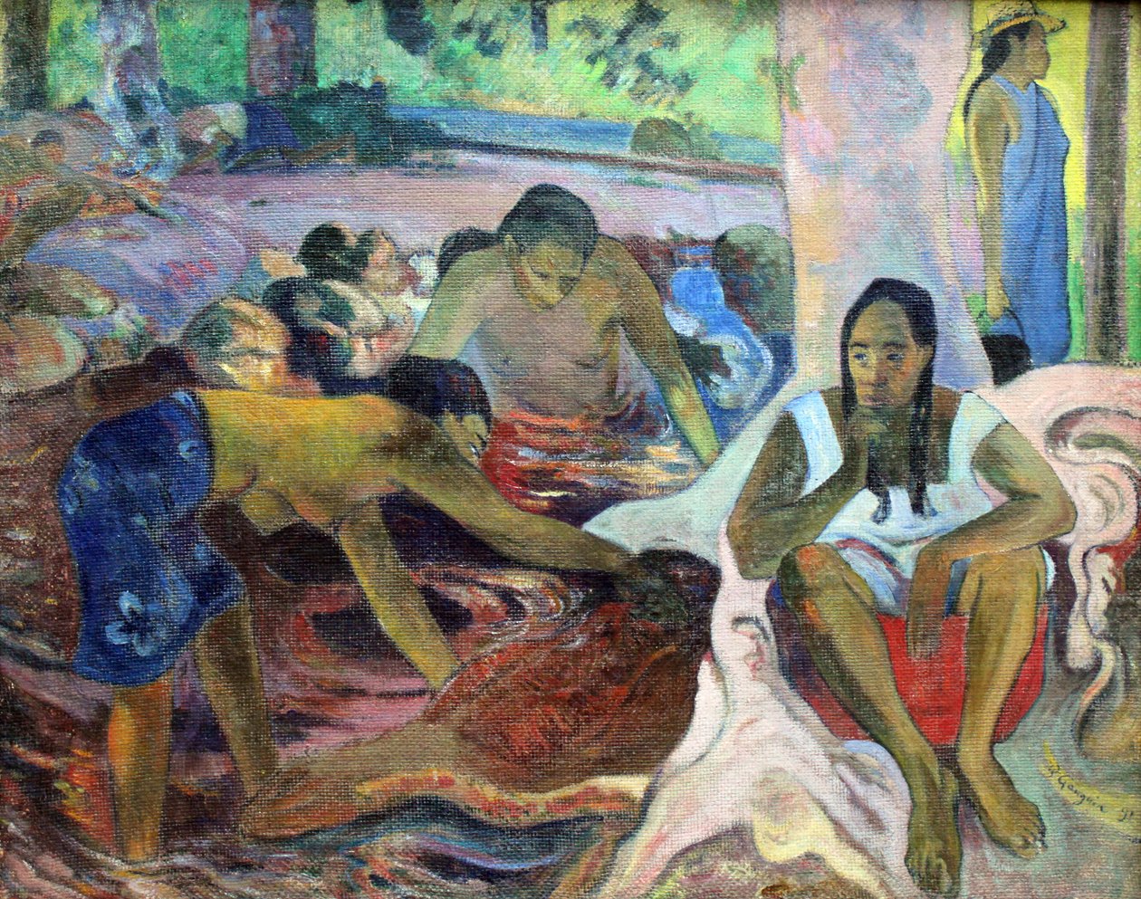 Tahitiske fiskerkvinner av Paul Gauguin