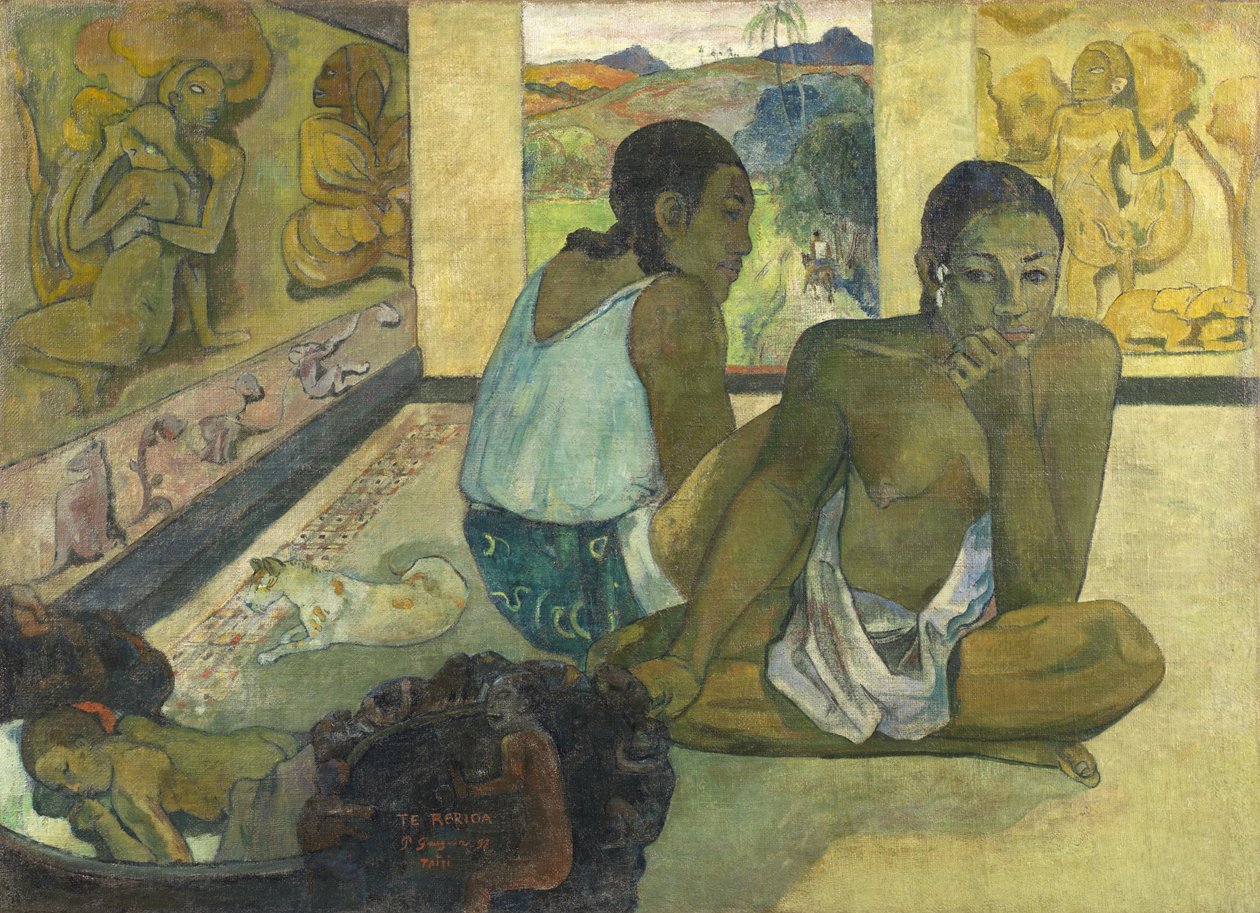 Te Rerioa (Day Dreaming), 1897 (for detaljer se 65741) av Paul Gauguin