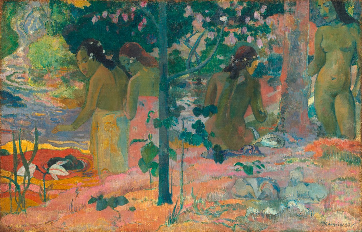 The Bathers av Paul Gauguin