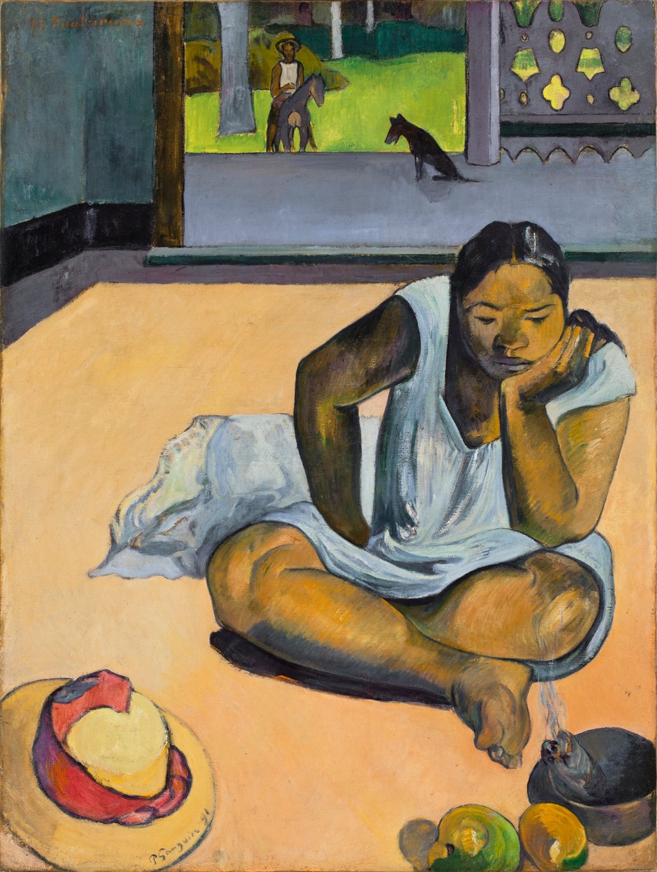 The Brooding Woman, 1891 av Paul Gauguin