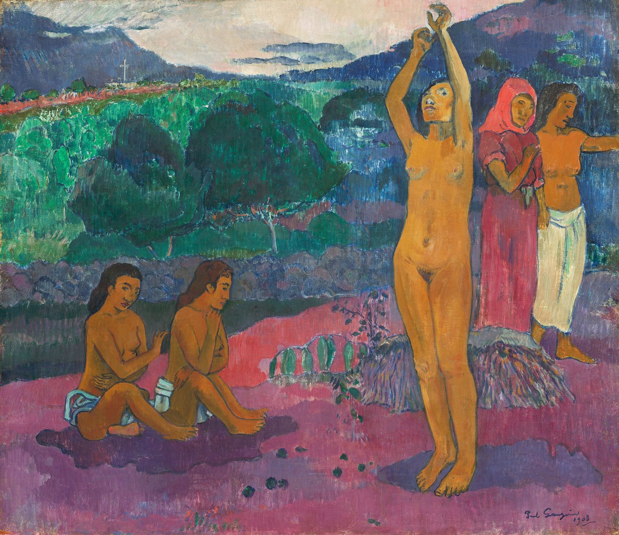 Påkallelsen, 1903 av Paul Gauguin