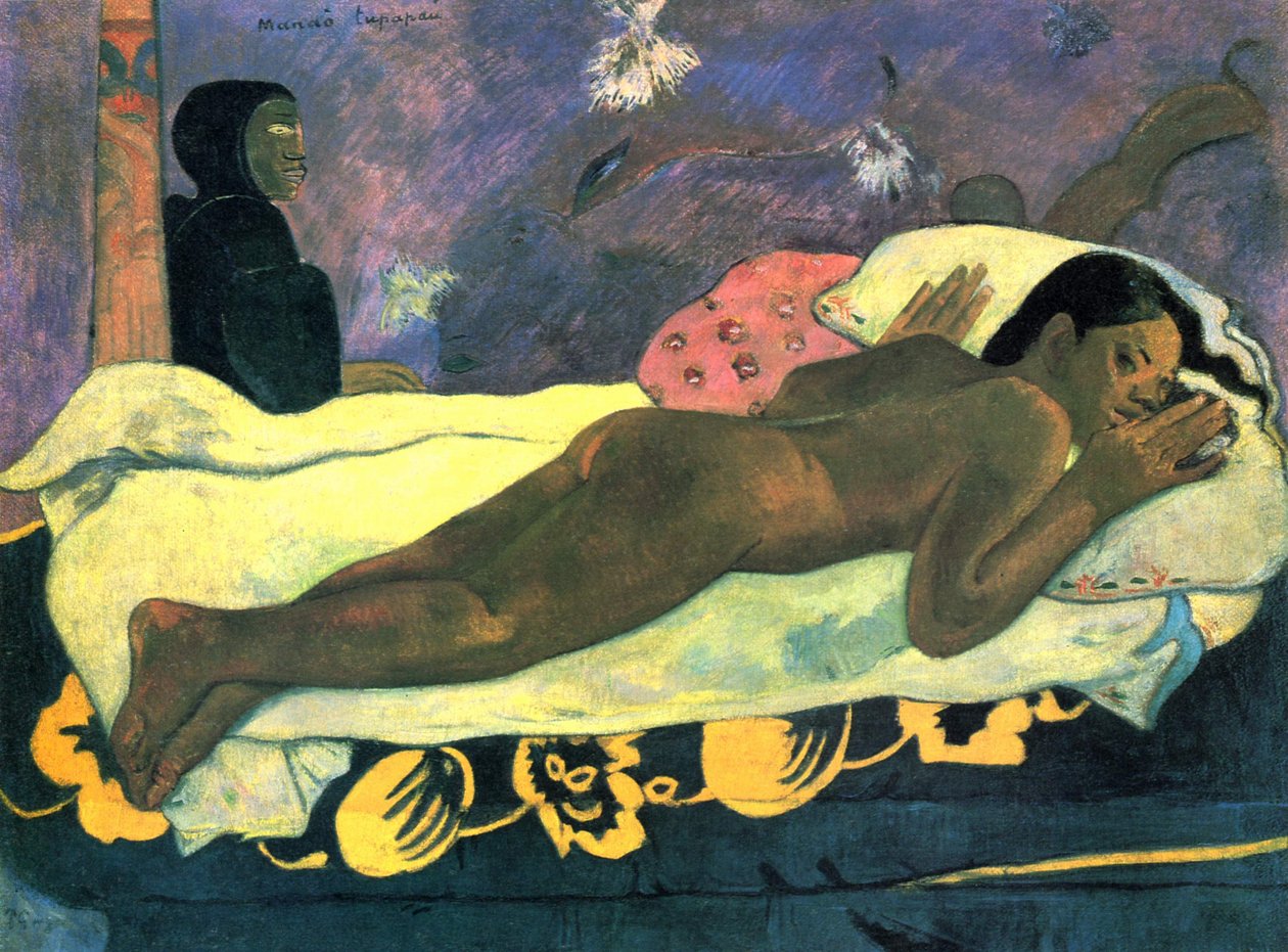 De dødes ånd holder vakt av Paul Gauguin