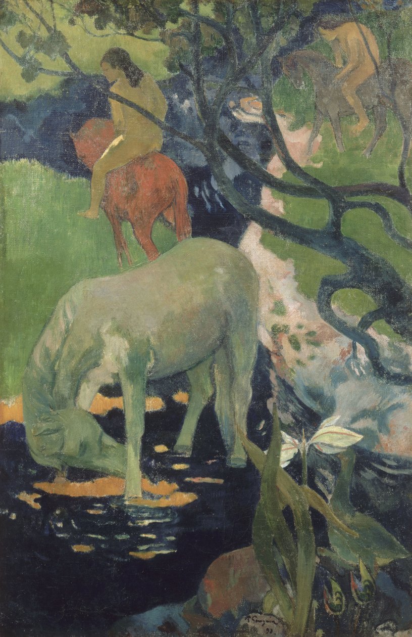 Den hvite hesten av Paul Gauguin