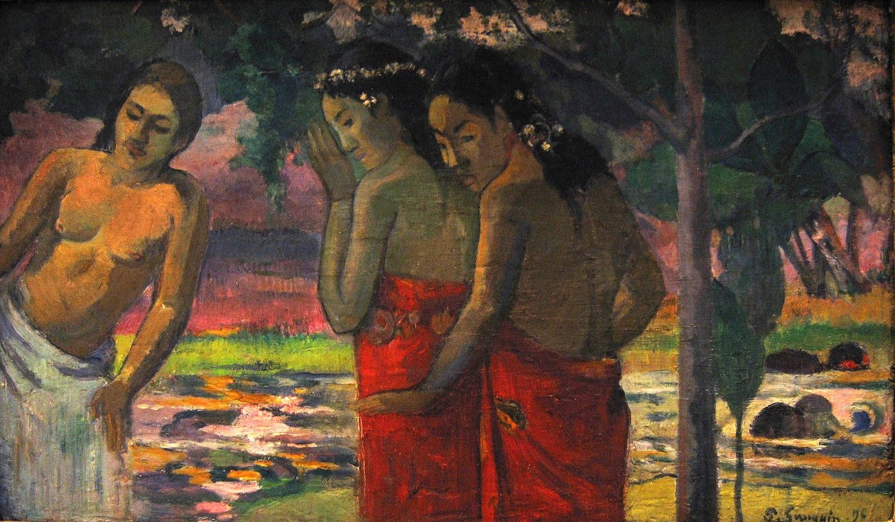 Tre tahitiske kvinner av Paul Gauguin