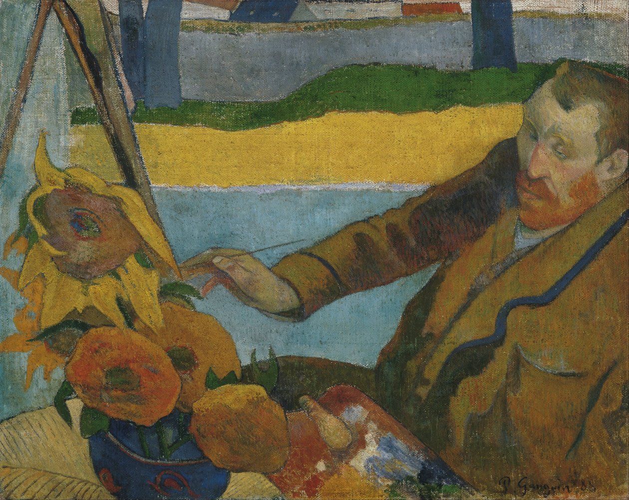 Vincent van Gogh maler solsikker av Paul Gauguin