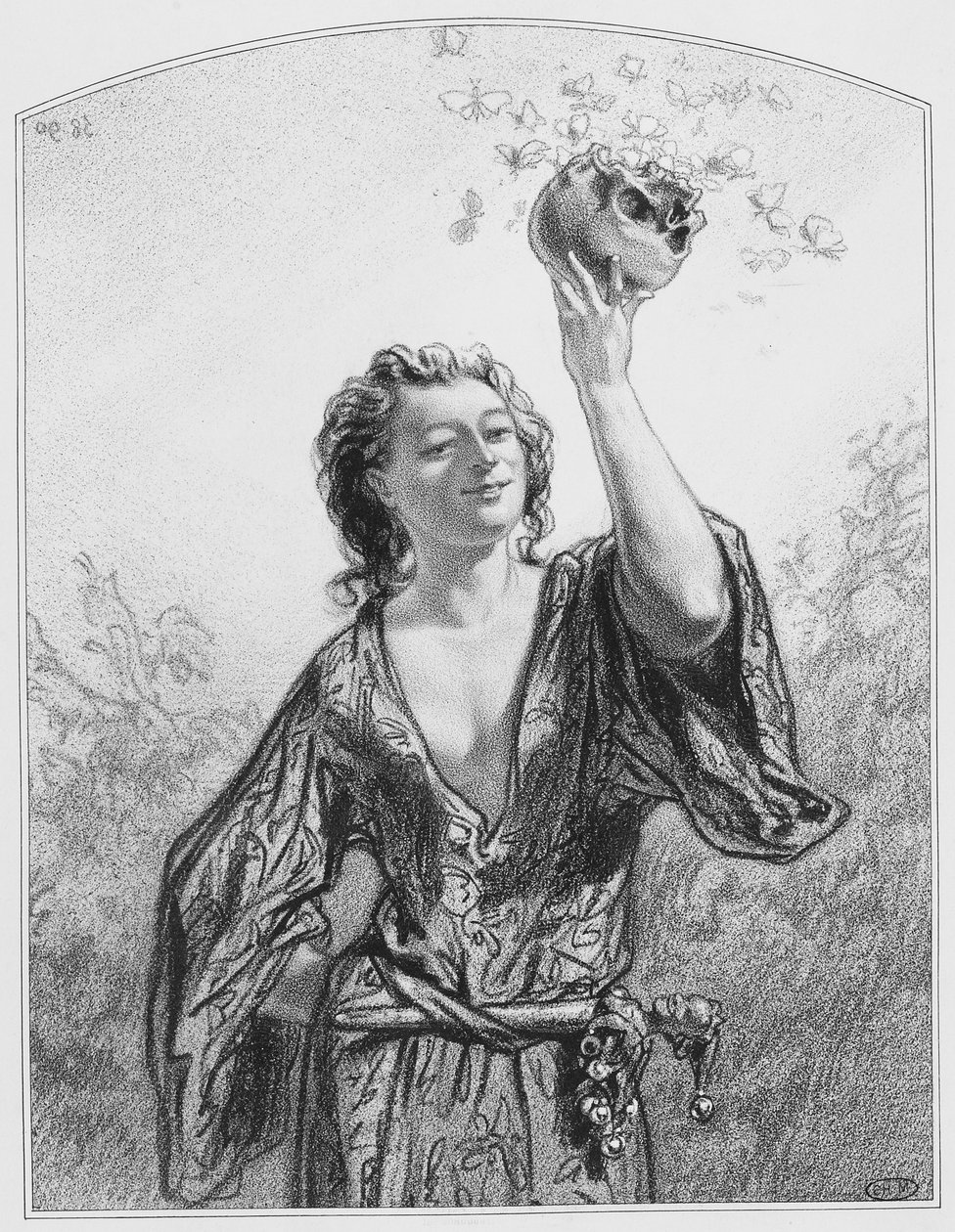 Toqués, toqués, Plate 1 fra Les Toquades, 1858 av Paul Gavarni