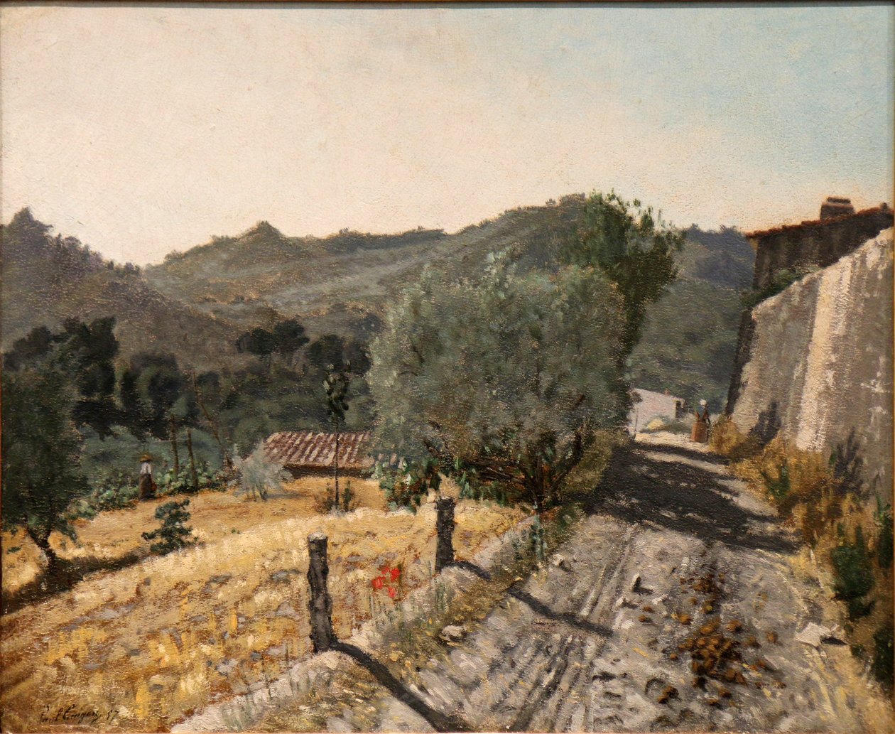 Stien i bakken. av Paul Camille Guigou