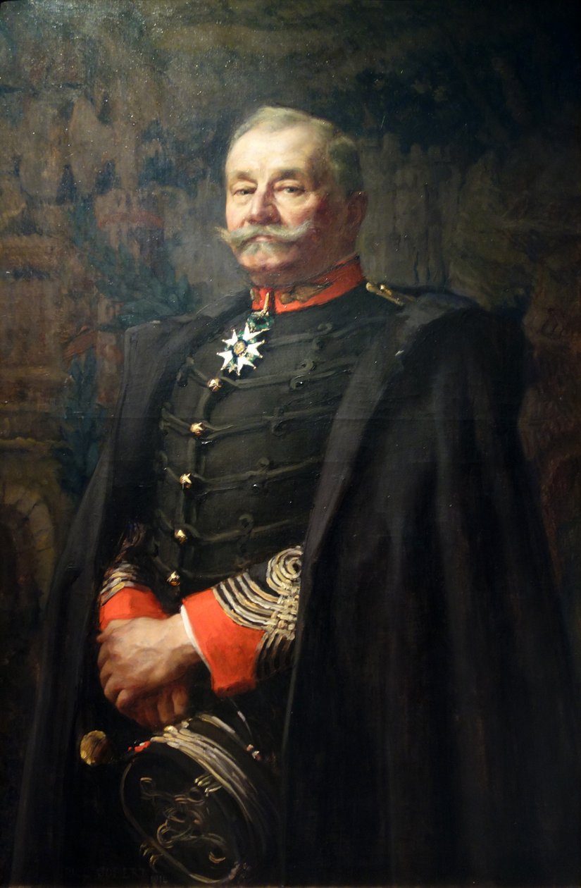 Oberstløytnant Joseph Albert Deport 1846-1926, far til kanonen på 75 av Paul Jobert