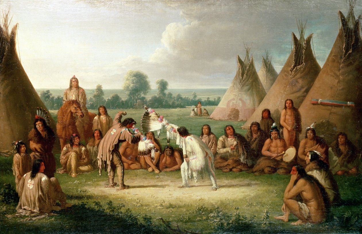 North American Medicine Pipe Stem Dance av Paul Kane