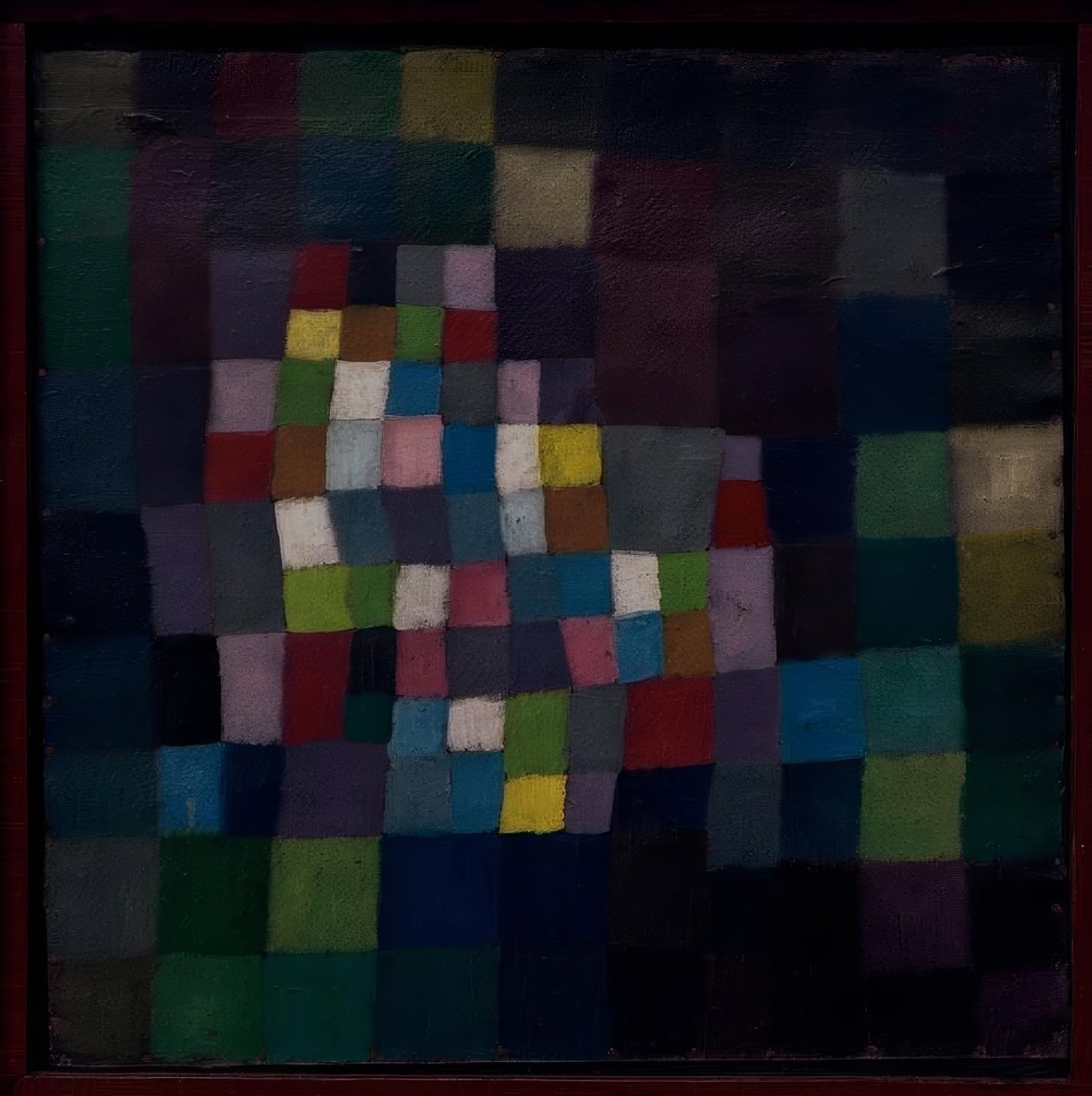 Abstrakt relatert til et blomstrende tre av Paul Klee