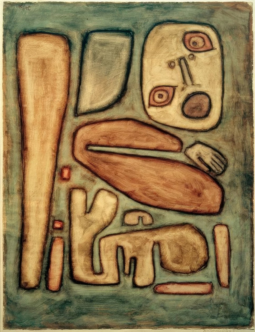 Angst utbrudd III av Paul Klee