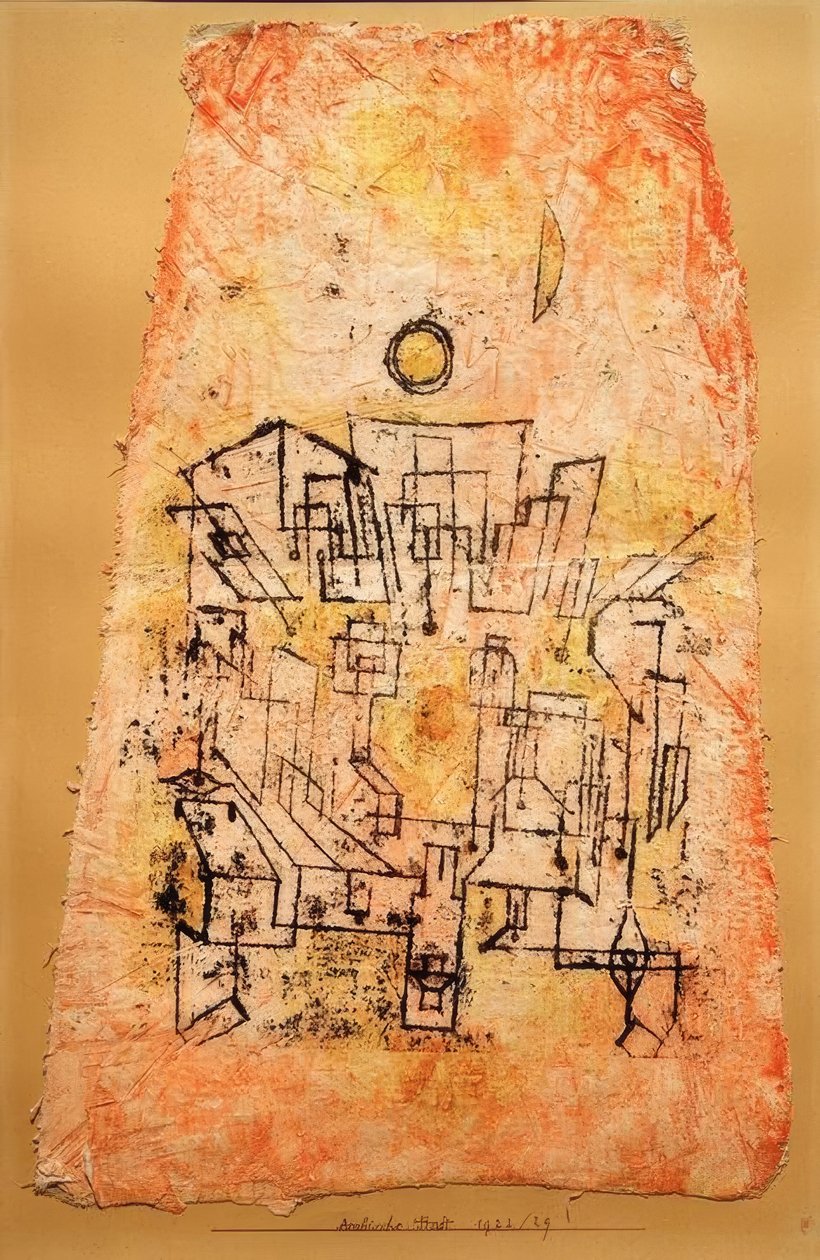 arabisk by av Paul Klee