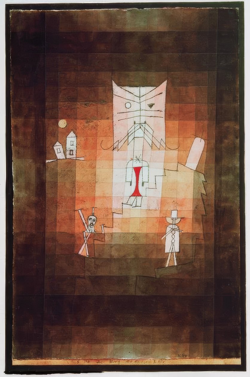 Fjellet til den hellige katten av Paul Klee