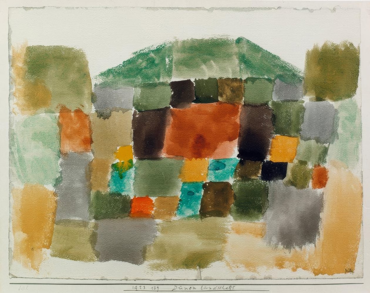 Sanddynelandskap av Paul Klee