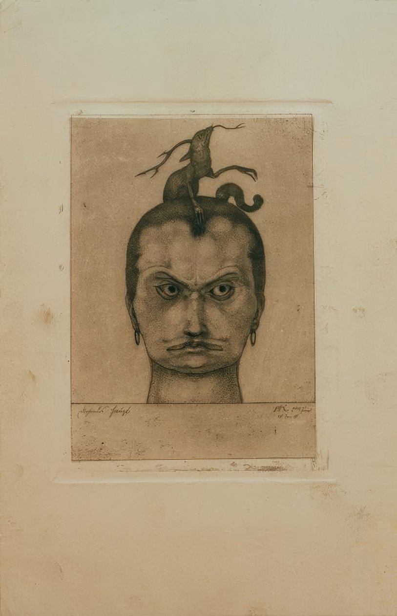 Truende hode av Paul Klee