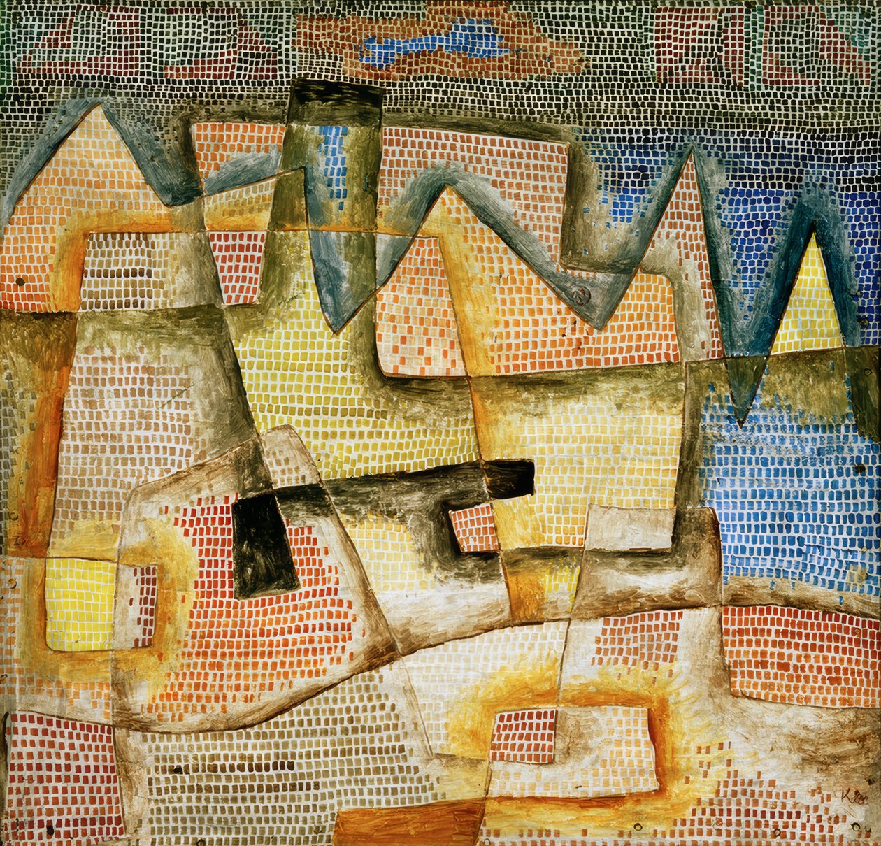 Steinete kyst av Paul Klee