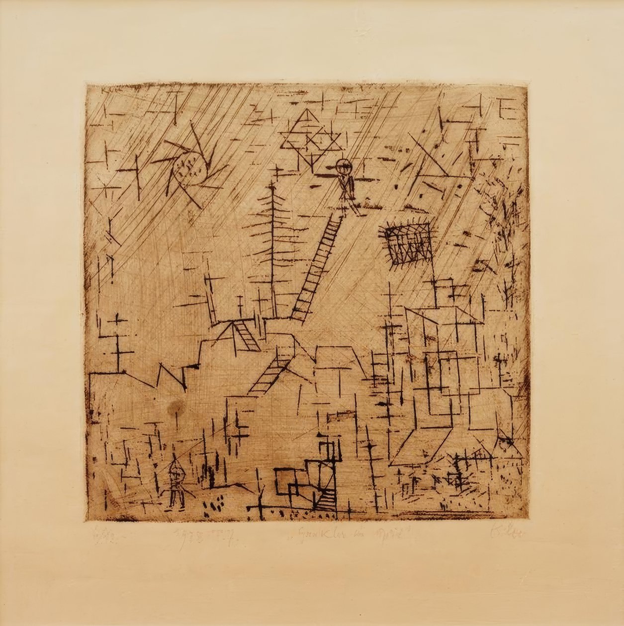 Sjøglere i april av Paul Klee