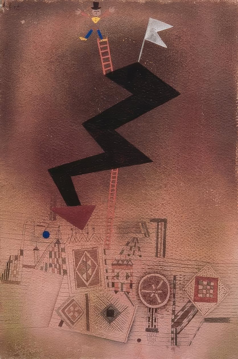 Forbudt lyn av Paul Klee