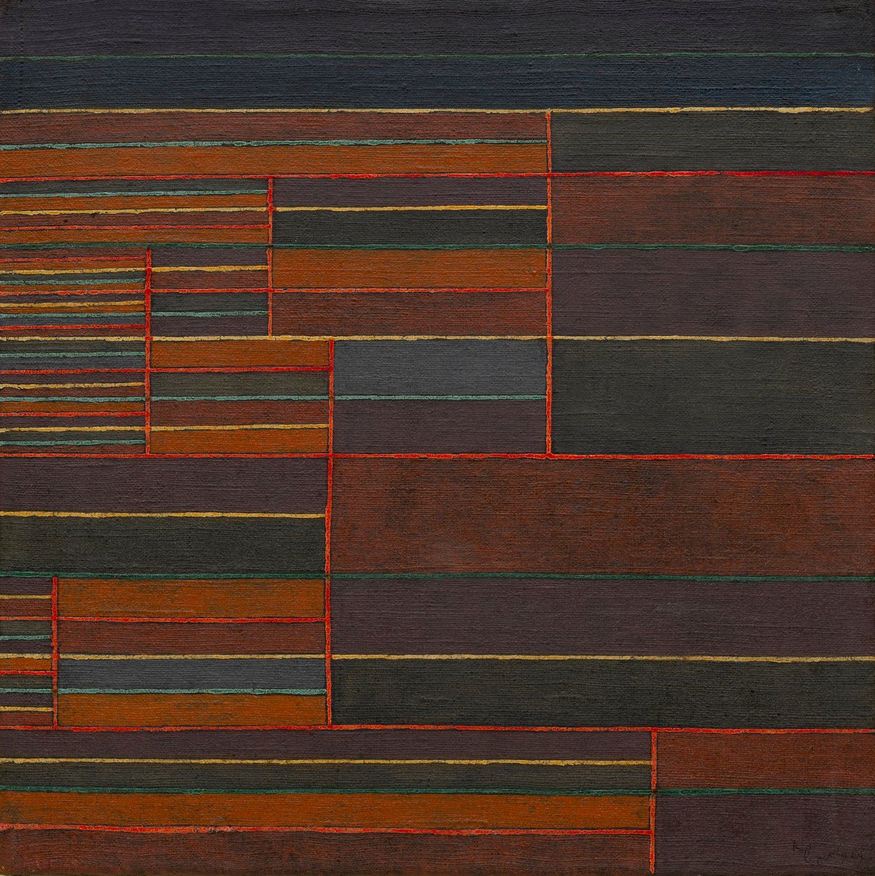 I de nåværende seks terskler av Paul Klee