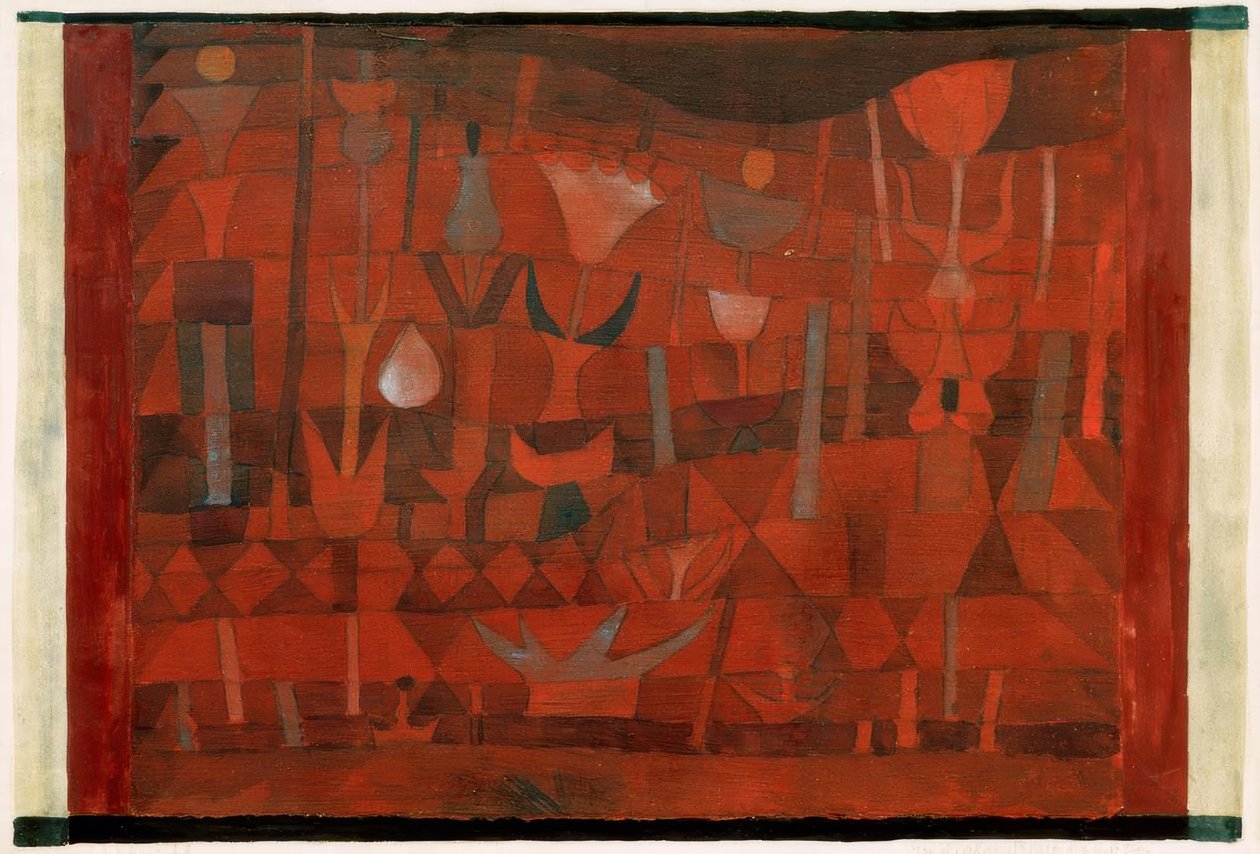 Indisk blomsterhage av Paul Klee