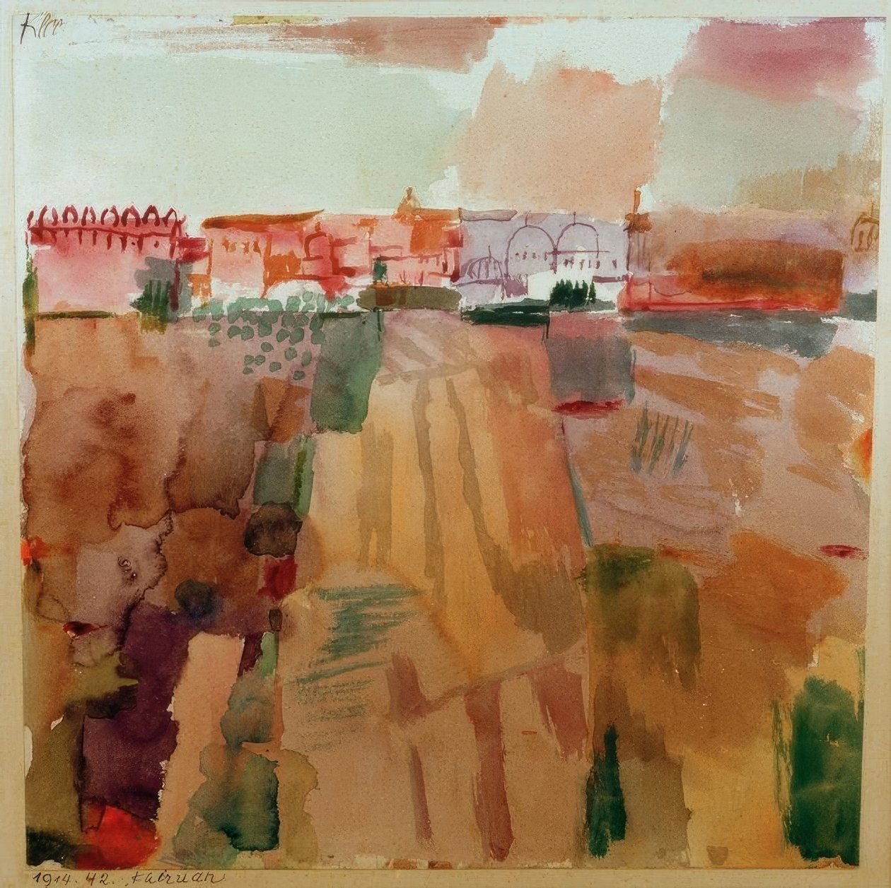 Kairouan av Paul Klee