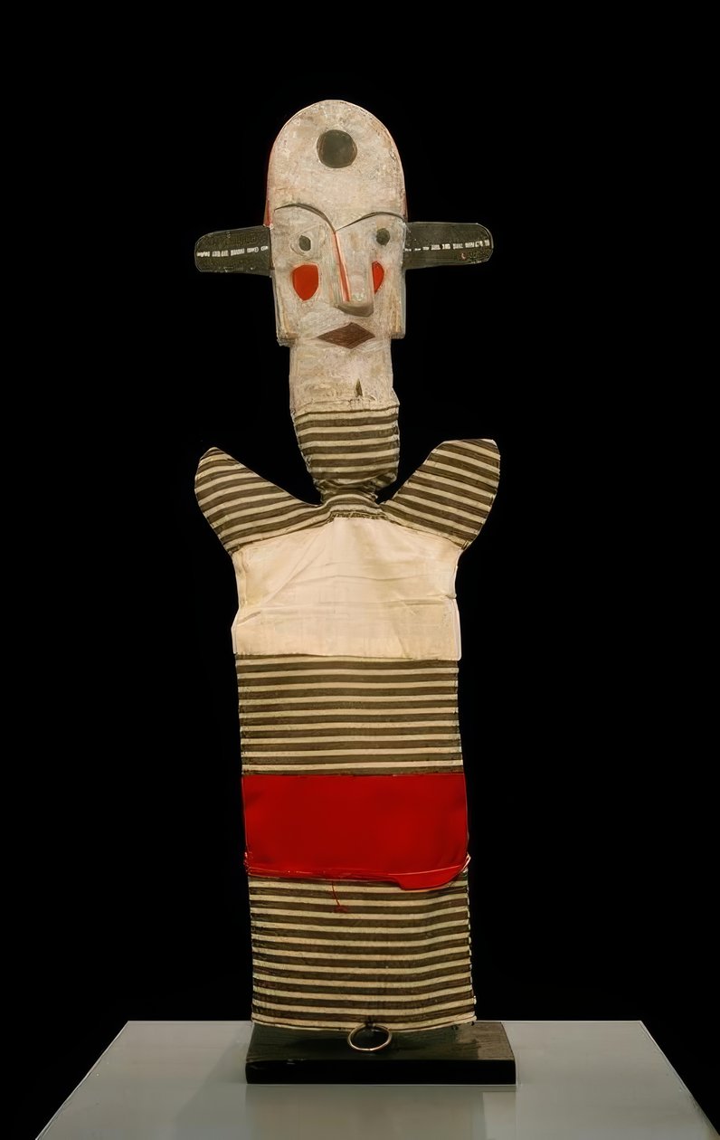 Uten tittel (vidøret klovn) av Paul Klee