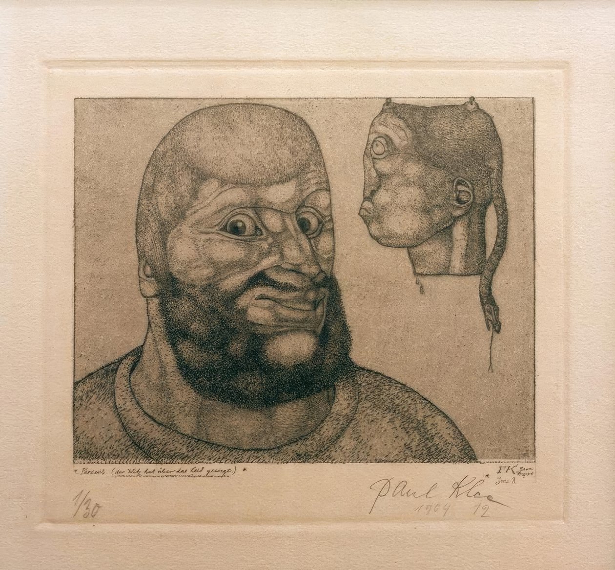 Perseus. (Vitsen seiret over lidelsen) av Paul Klee
