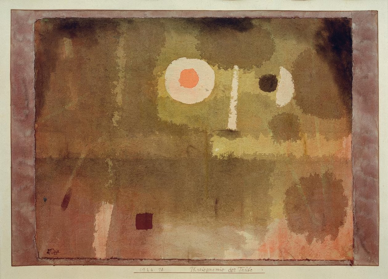 Fysiognomi av turbiditeten av Paul Klee