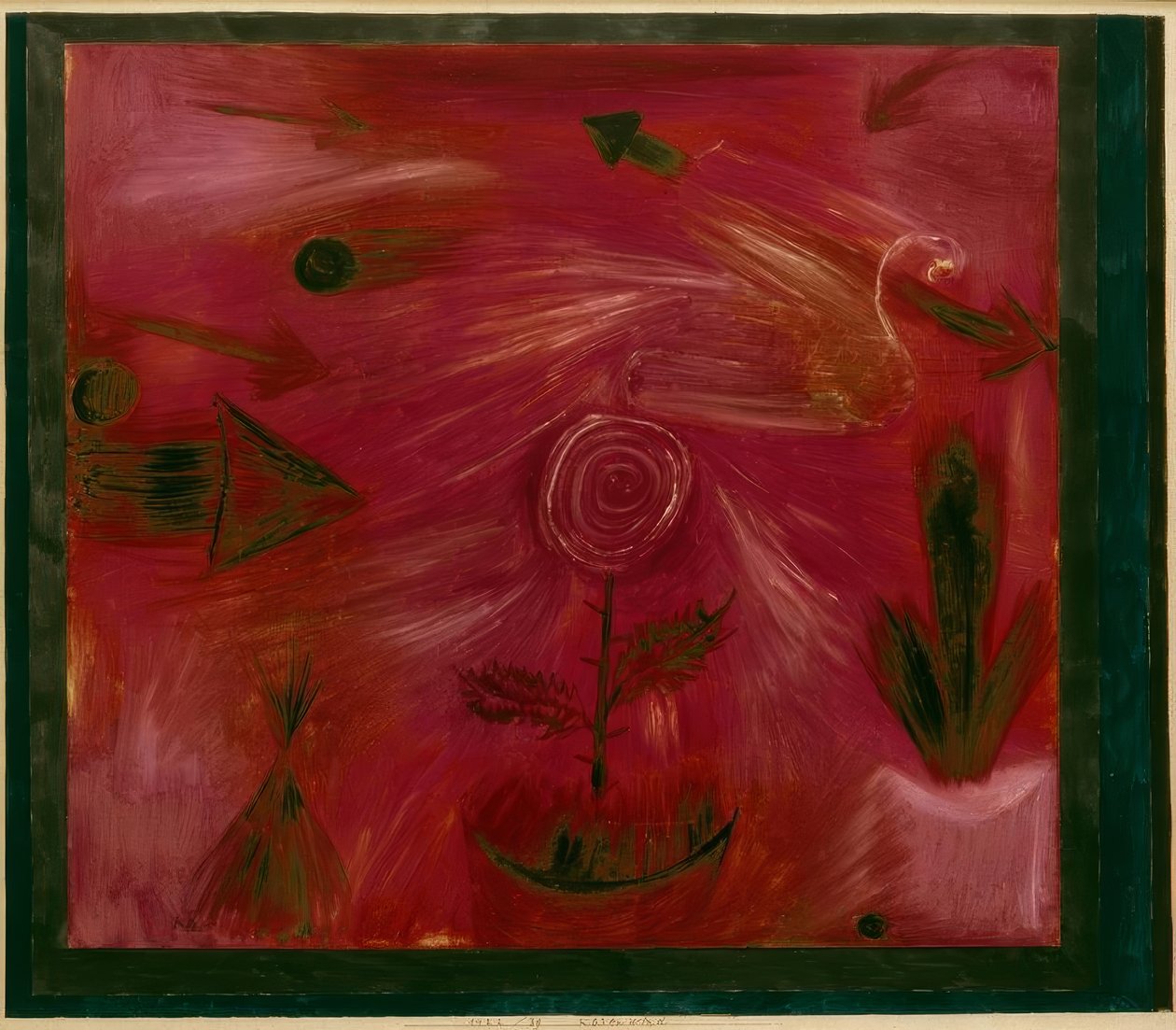 Rosenwind av Paul Klee