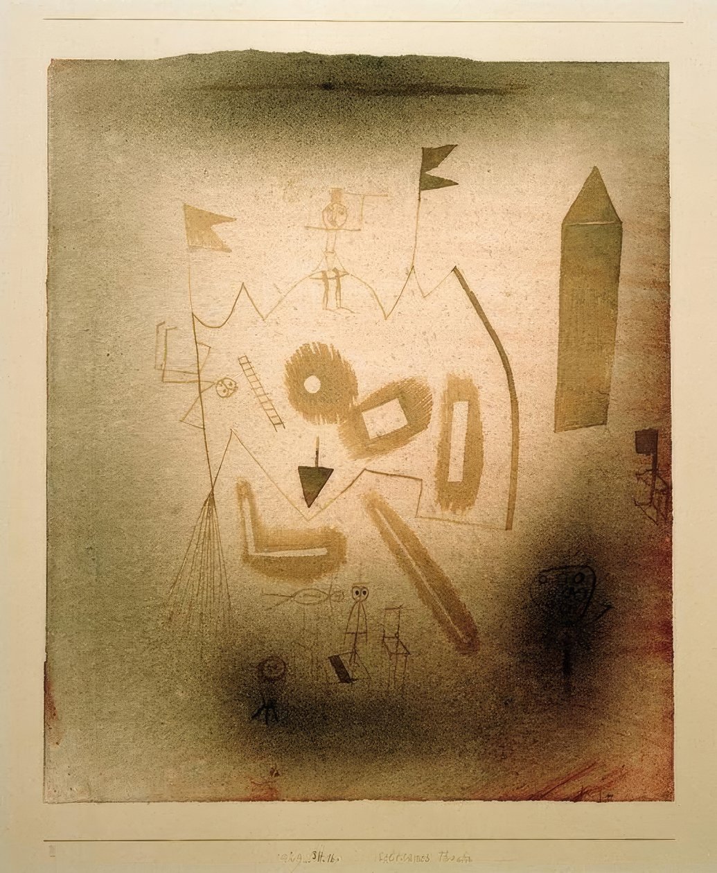 Merkelig teater av Paul Klee