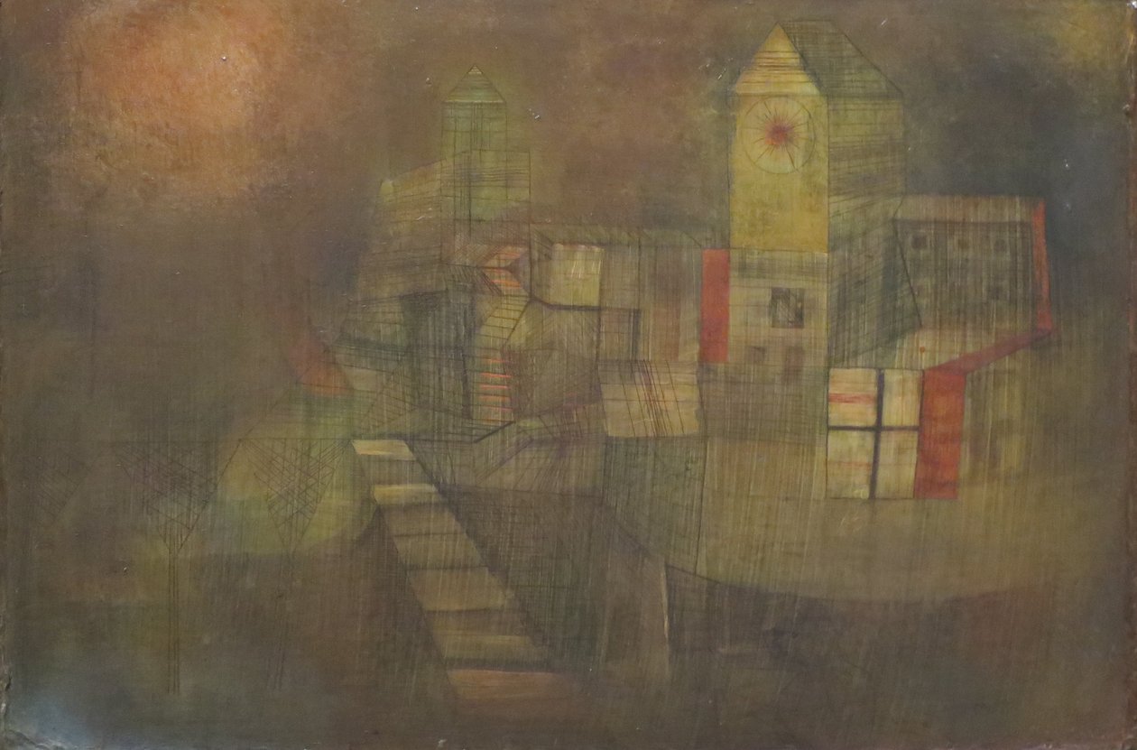 Liten landsby i høstsolen av Paul Klee